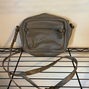 Tan/ grey cross body